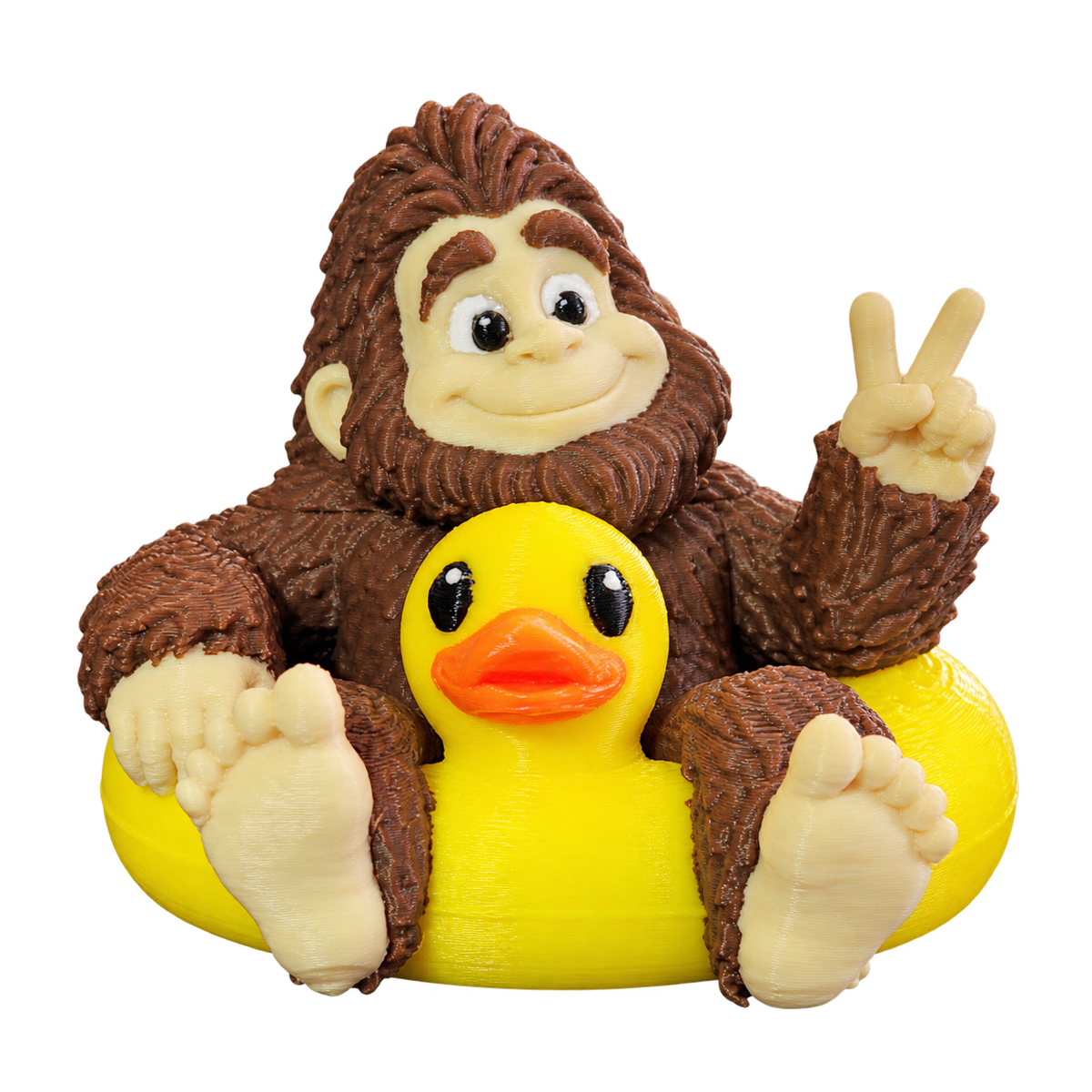 Sasquatch and Pal Duck — front view
