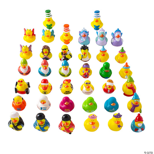 Value Series: 5 Bulk Rubber Ducky Assortment - 600 Pc.