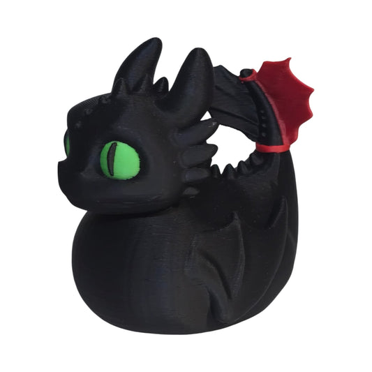 Black Dragon Duck with No Teeth