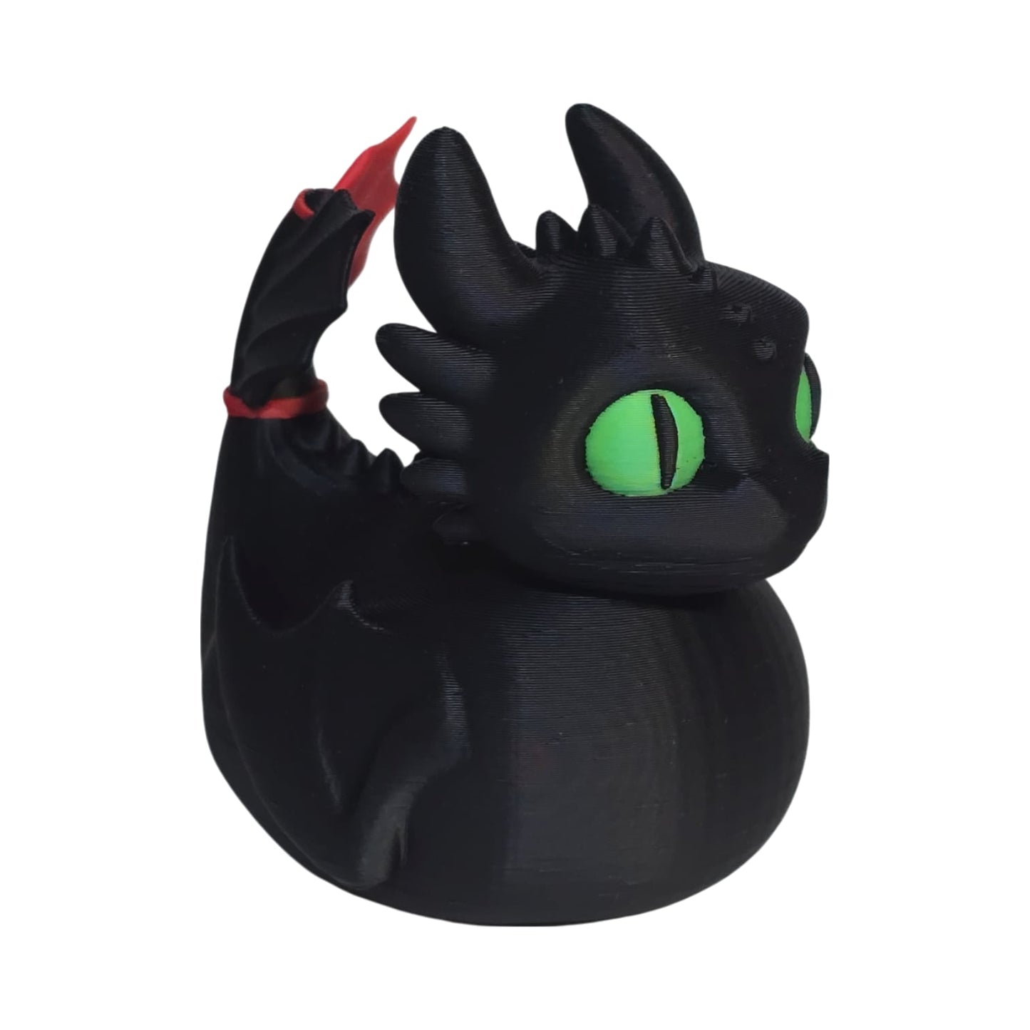Black Dragon Duck with No Teeth