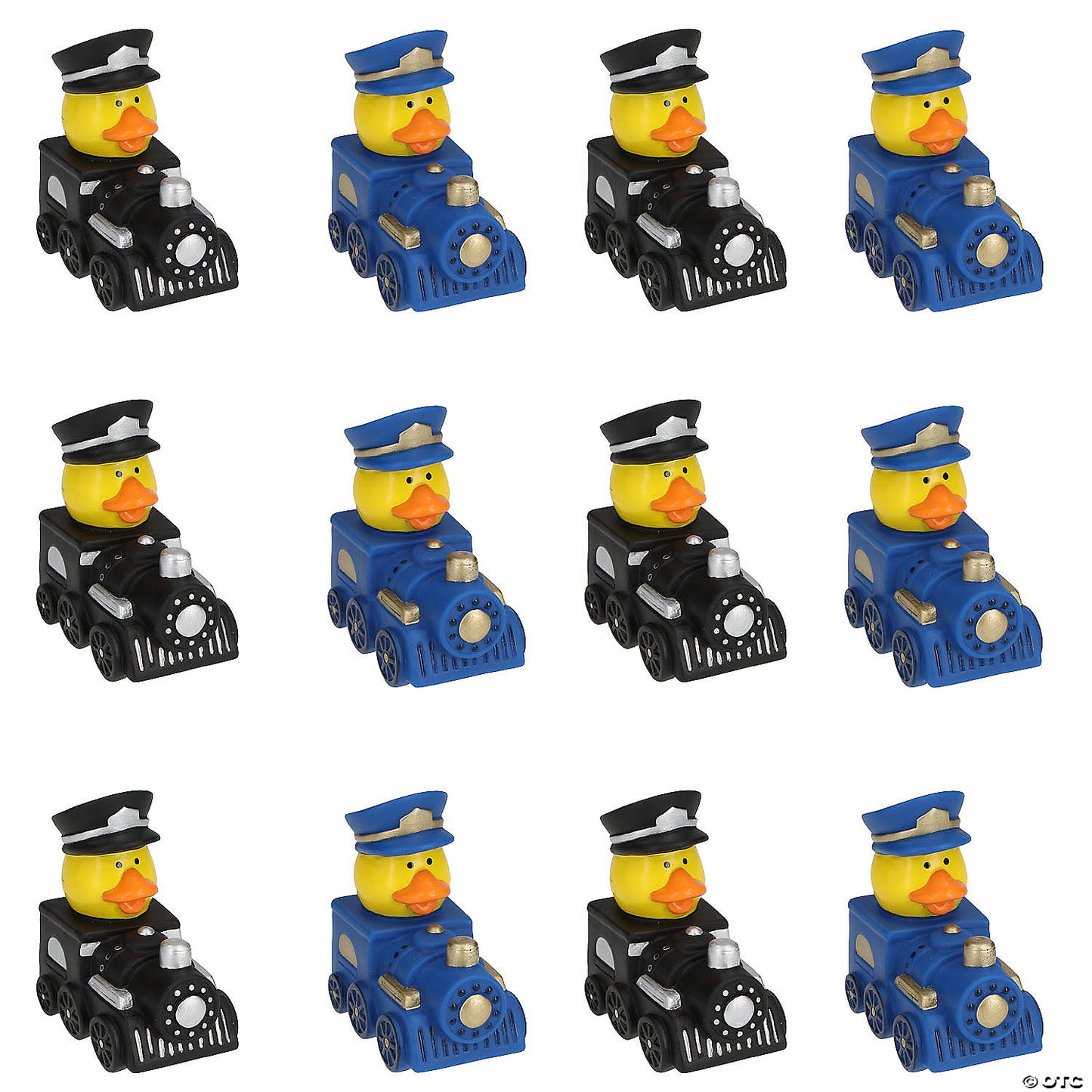 Train-Shaped Conductor Rubber Ducks