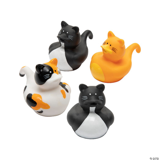 Cat Rubber Ducks - by the dozen