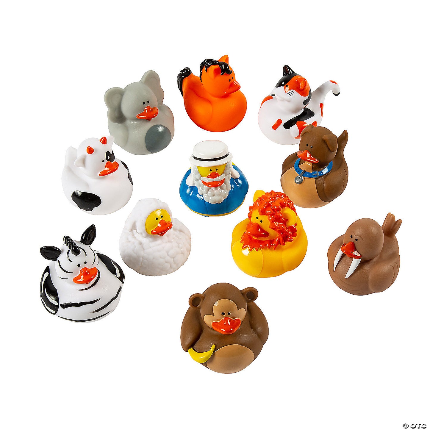 Noah's Ark Rubber Ducks, 21 pack