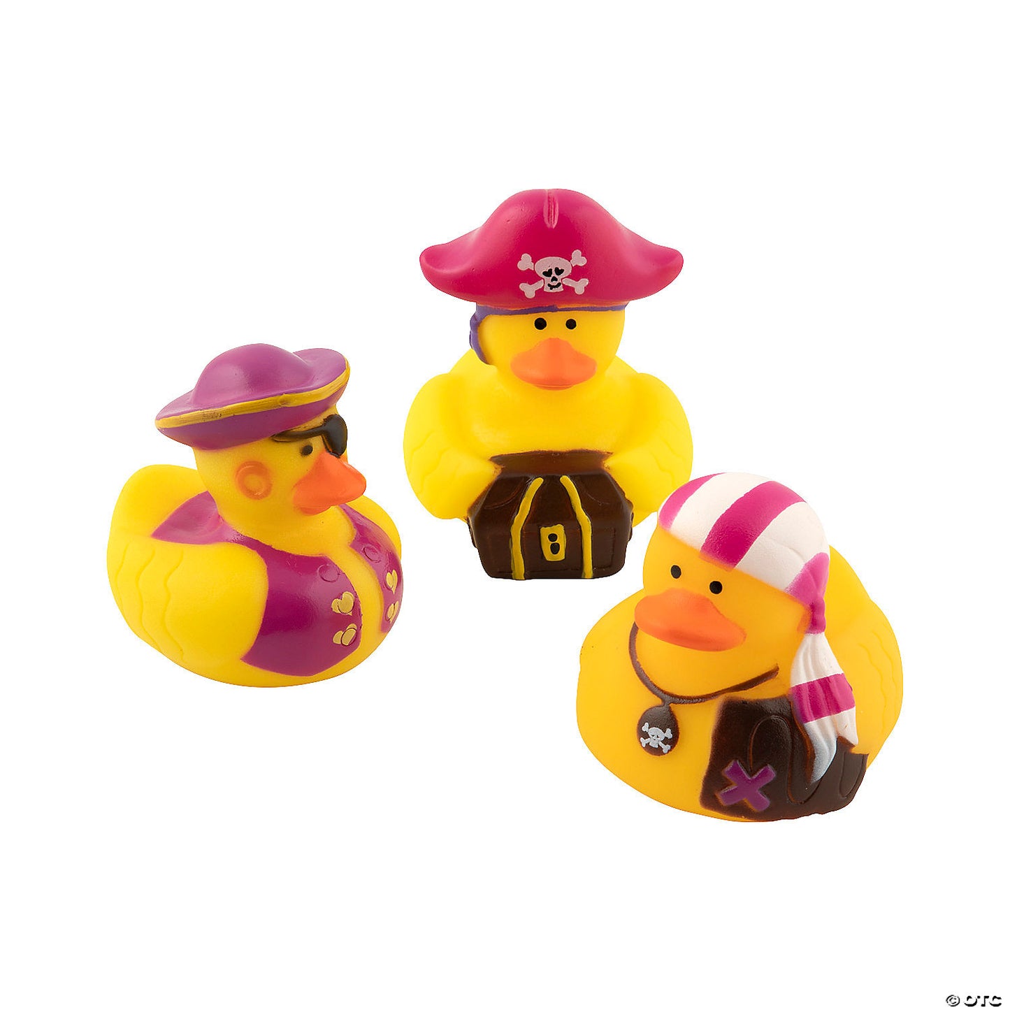 Pink Pirate Rubber Ducks - by the dozen