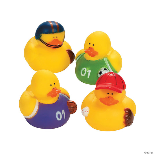 Sports Rubber Ducks - by the dozen