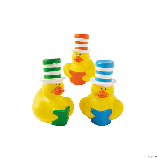 Stovepipe Hat Rubber Ducks - by the dozen