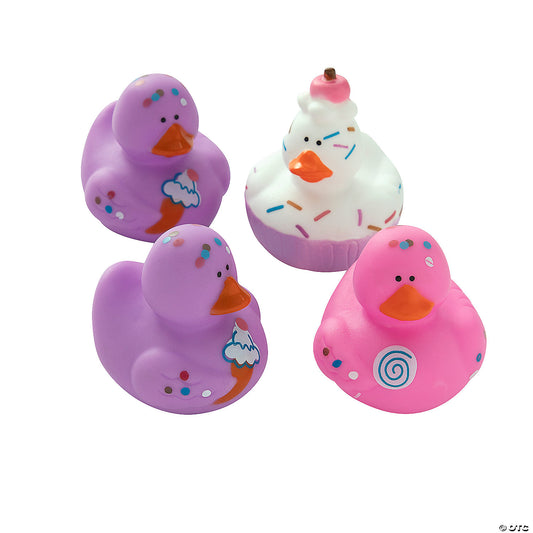 Sweet Treats Rubber Ducks - by the dozen