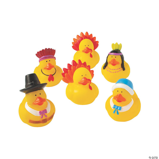 Thanksgiving Rubber Ducks - by the dozen