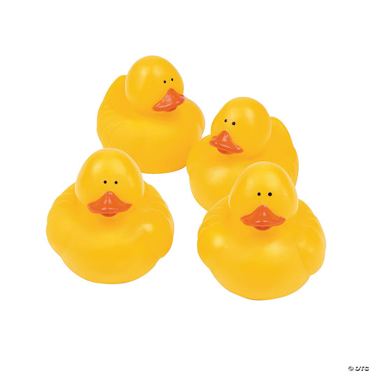 Yellow Rubber Ducks - by the dozen