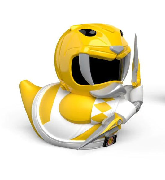 Yellow Power Ranger TUBBZ collectible duck, collector's edition, product image 1