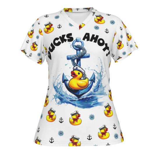 Ducks Ahoy Adventure V-Neck Tee