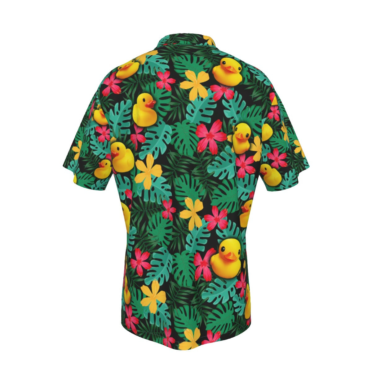 Fern Duckin' Hawaiian Shirt With Pocket
