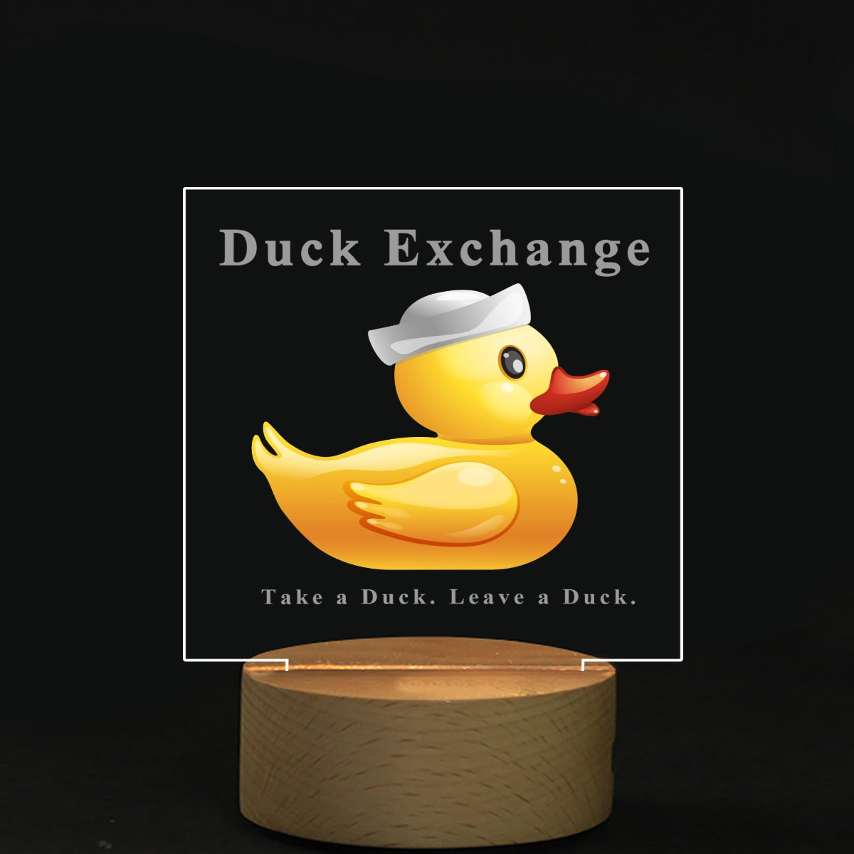 Duck Exchange Light Up Acrylic Sign