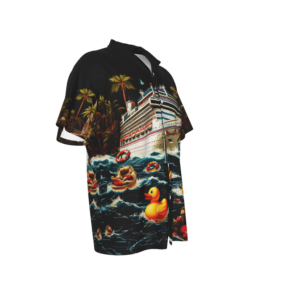 Cruiser's Duck Quest Hawaiian Shirt with pocket