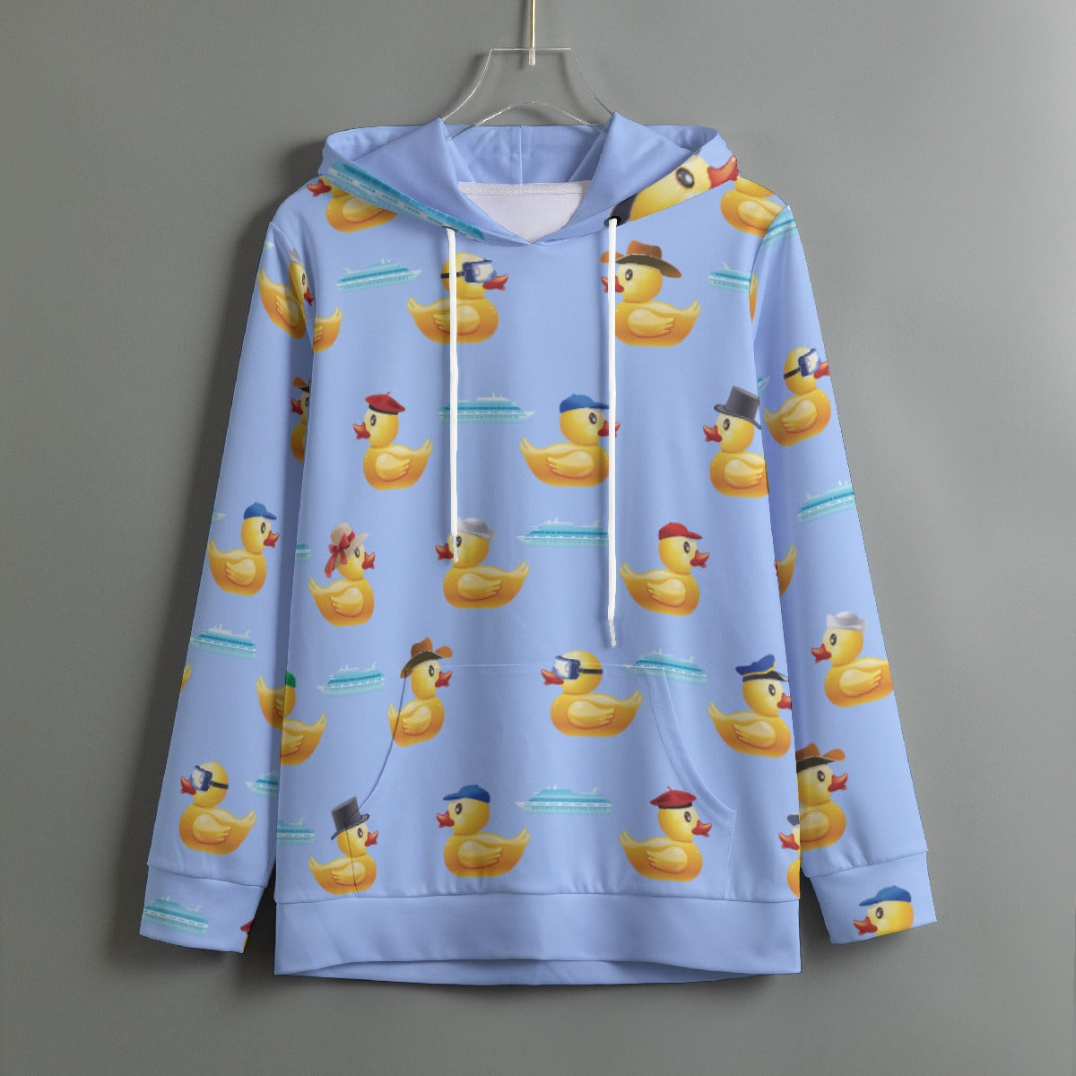 Ducky Women's Pullover Hoodie With Drawstring